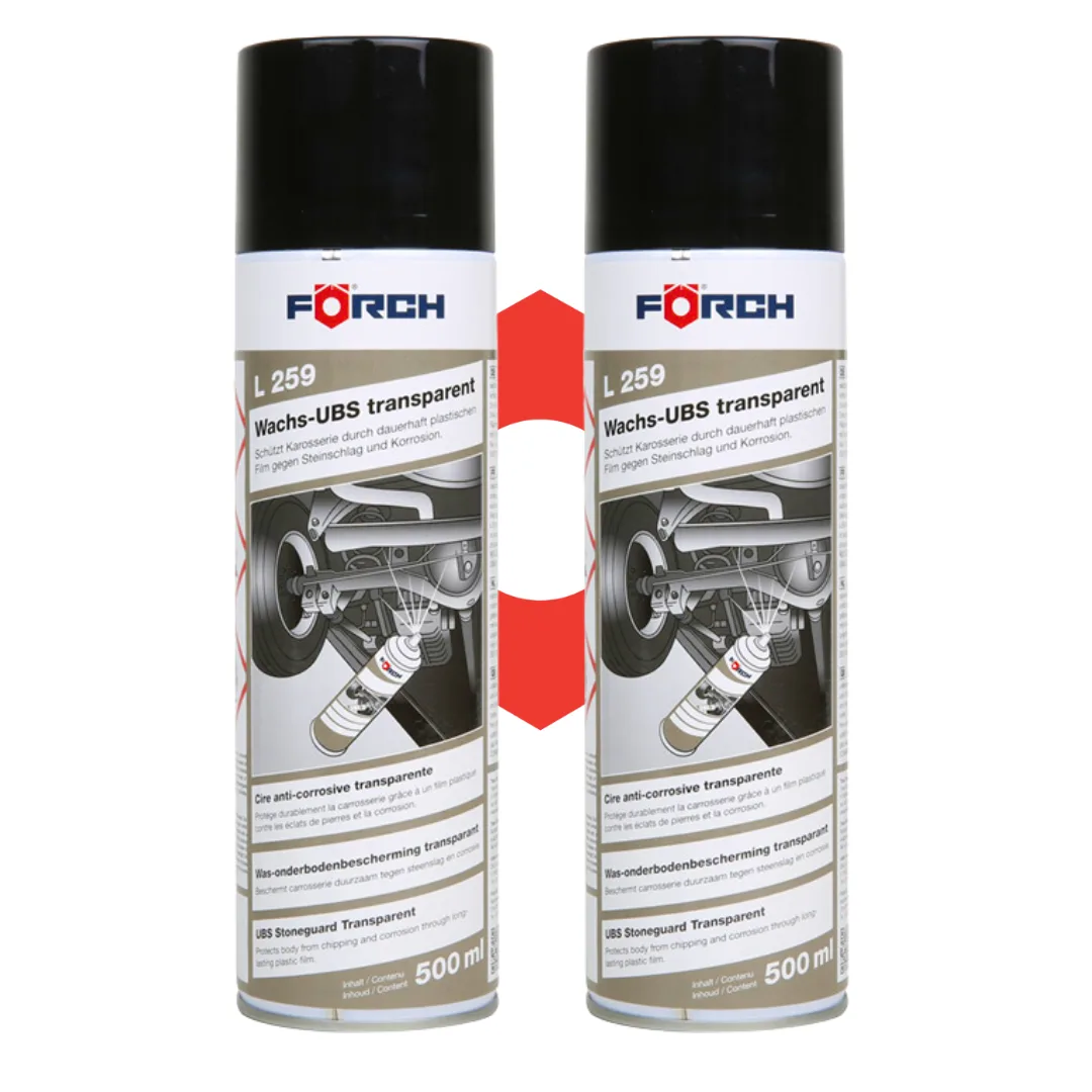 SPRAY FORCH L259 WOSK OCHRONNY DO KONSERWACJI PODWOZIA 500ml 2 SZTUKI