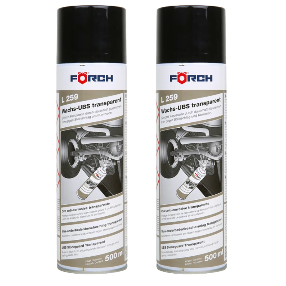 SPRAY FORCH L259 WOSK OCHRONNY DO KONSERWACJI PODWOZIA 500ml 2 SZTUKI