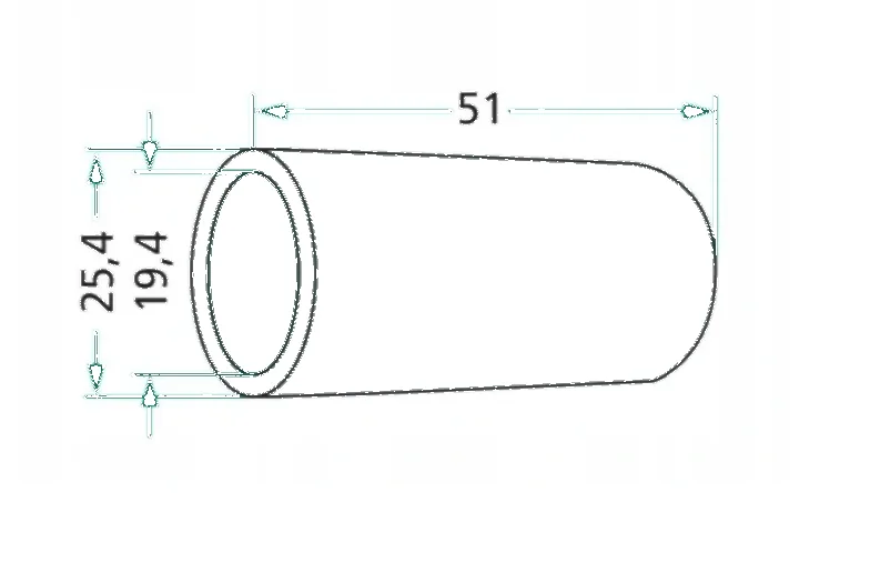 Tuleja redukcyjna łącznik 19-25 kat.1-2 - Granit | zdjęcie 4 z 4 | 5002 | Motofarma.pl