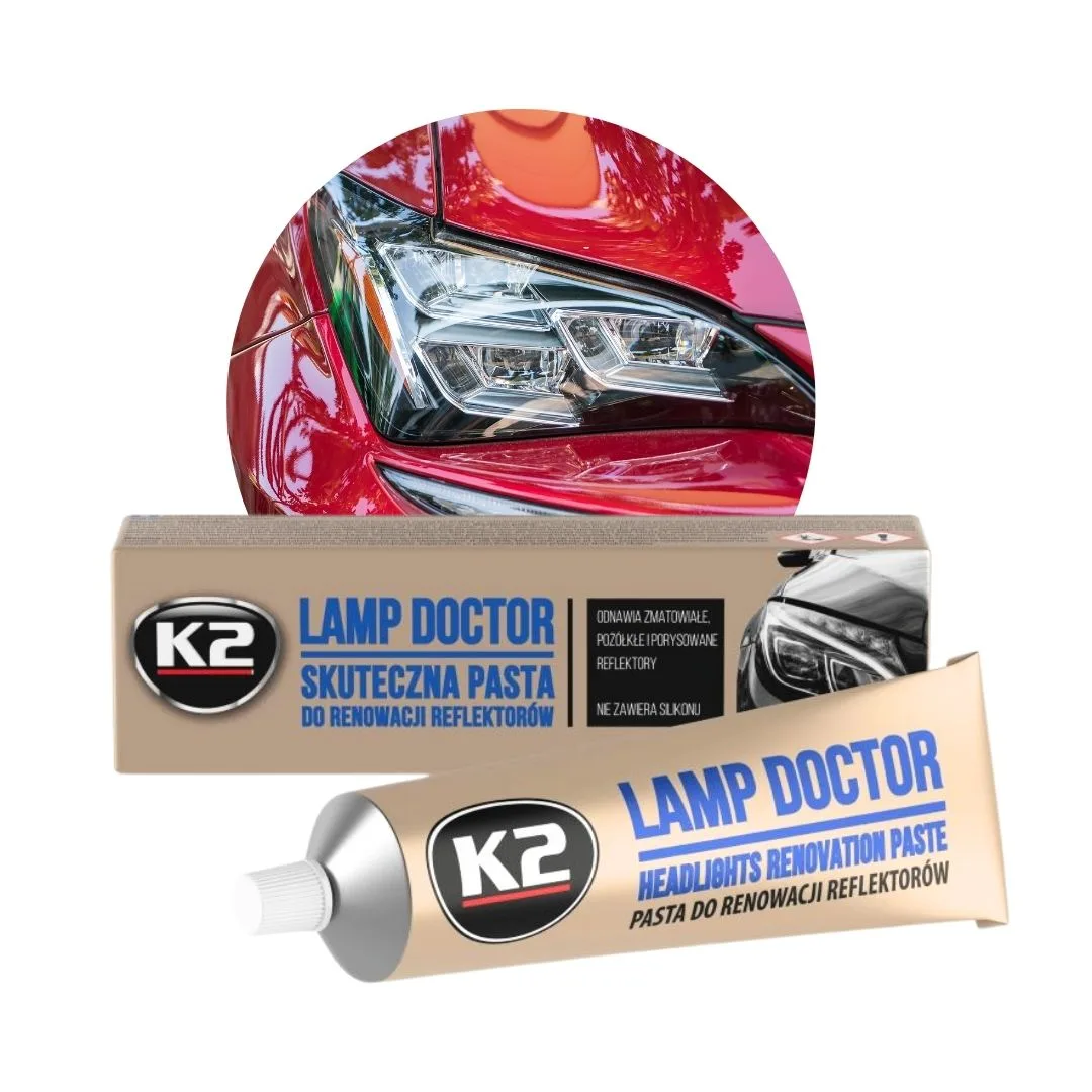 Pasta Do Renowacji Reflektorów K2 Lamp Doctor 60G | zdjęcie 1 z 11 | K2 L3050 | Motofarma.pl