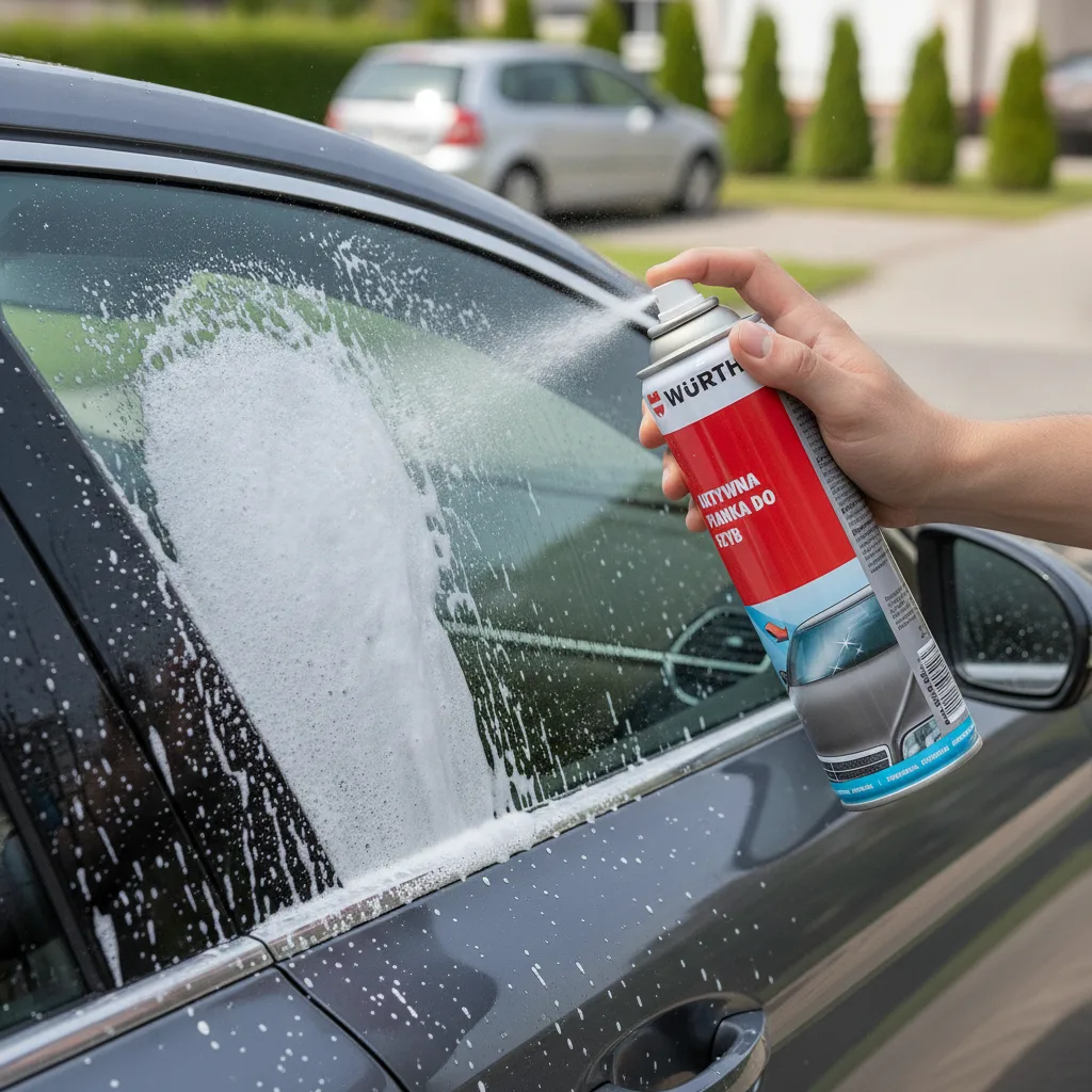 Aktywna pianka do szyb 500ml WURTH czyszczenia mycia - zestaw 2 szt