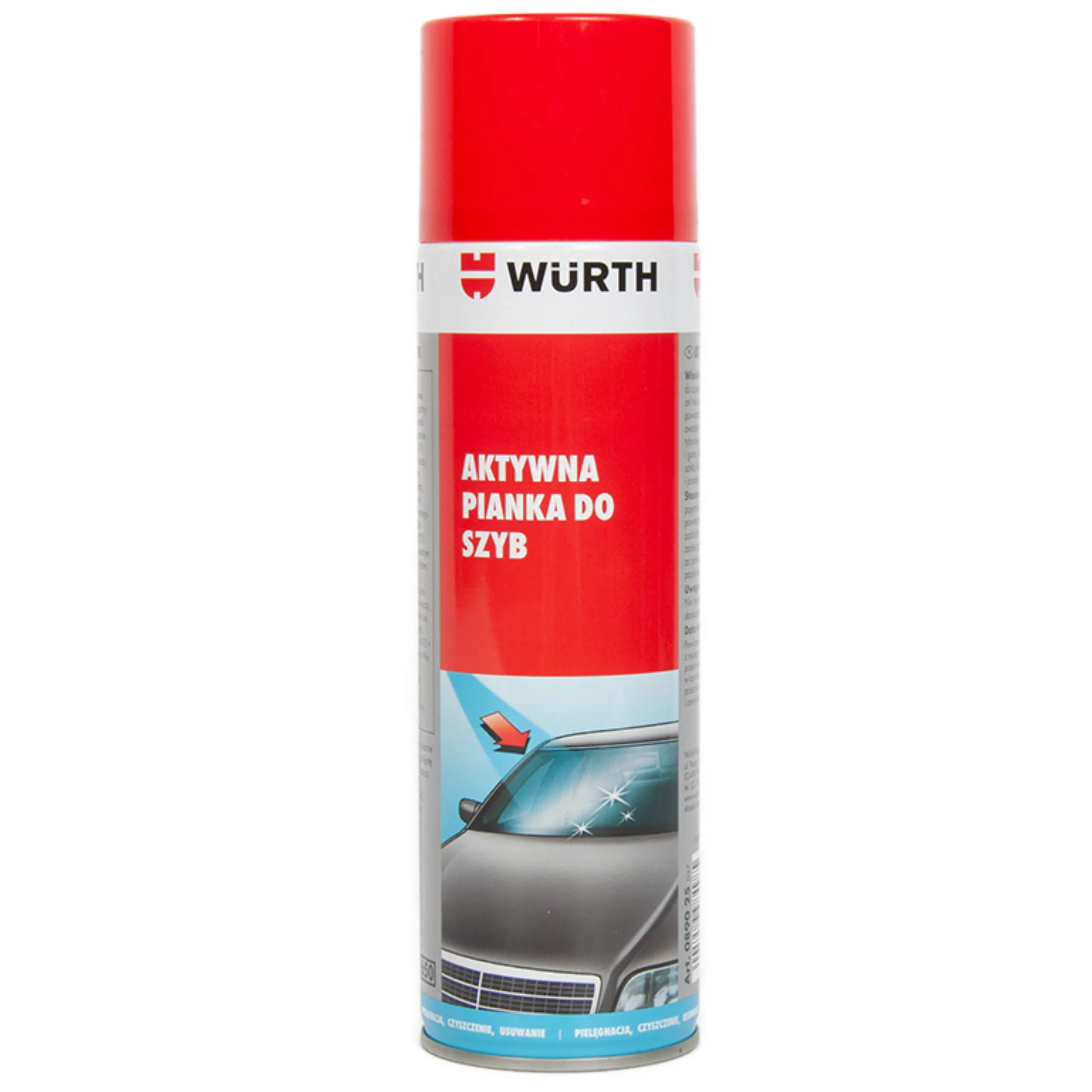Aktywna pianka do szyb 500ml WURTH czyszczenia mycia - zestaw 2 szt