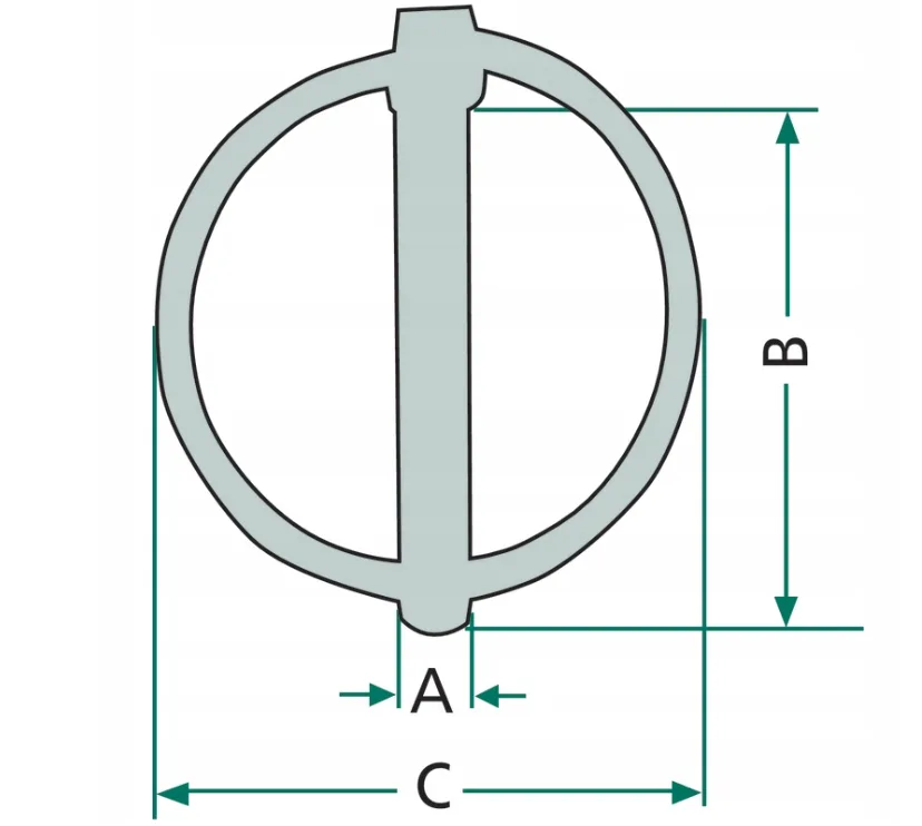 Zawleczka zatrzaskowa 8 mm