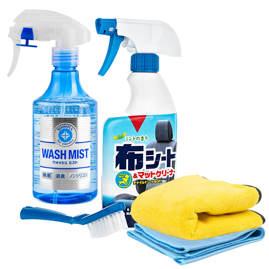 SOFT99 New Fabric seat Cleaner szczotka gratis +  SOFT99 Wash Mist 300ml + mikrofibra | zdjęcie 7 z 7 | 47374_47377_A03749_2 | Motofarma.pl