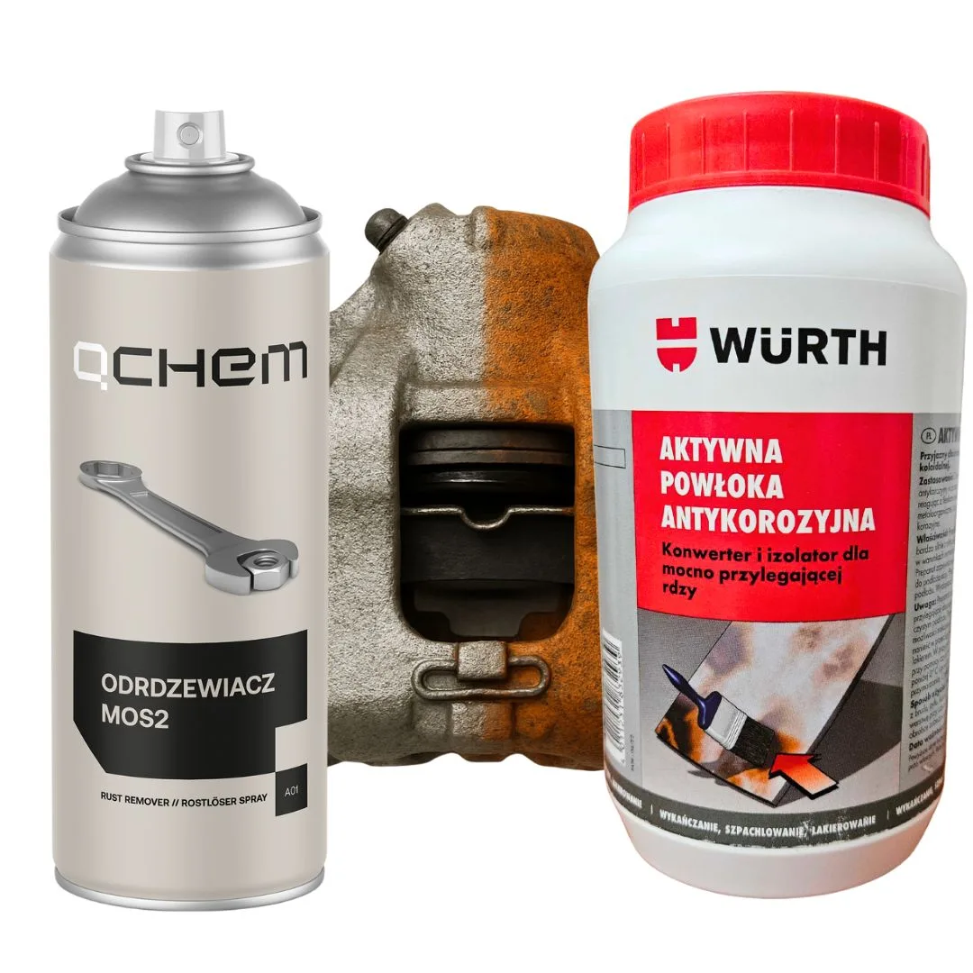 WÜRTH Aktywna powłoka antykorozyjna + MOS2 Profesjonalny Odrdzewiacz 400 ml
