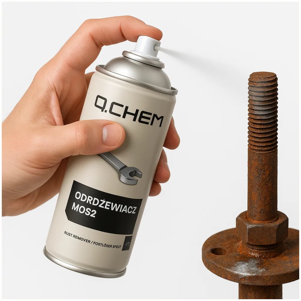 WÜRTH Aktywna powłoka antykorozyjna + MOS2 Profesjonalny Odrdzewiacz 400 ml