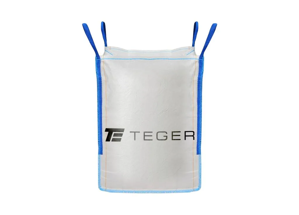 Big Bag TEGER 1000 kg 90x90x120 cm – worek przemysłowy z 4 uchwytami, góra otwarta/dół zamknięty | T-BB1T90X120-O/Z | Motofarma.pl