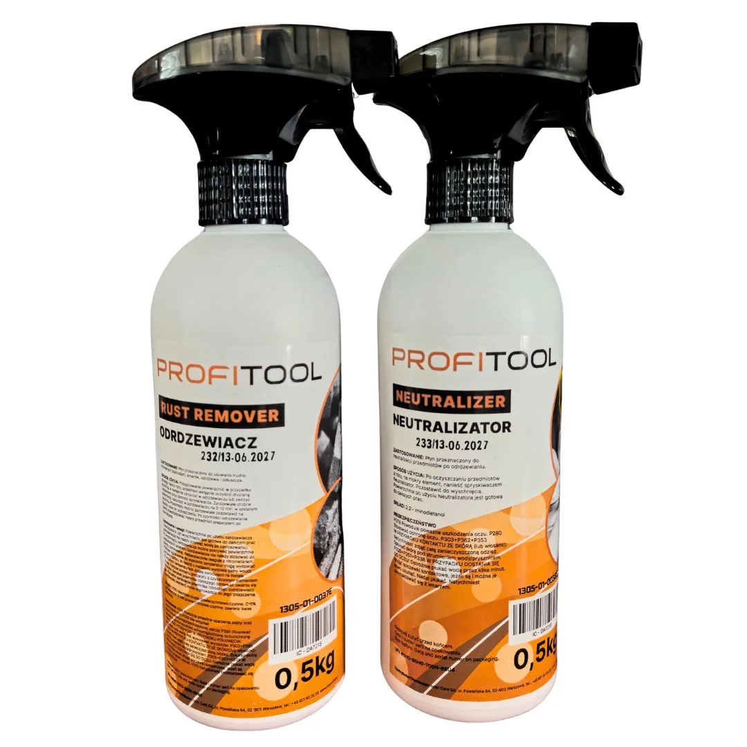 Odrdzewiacz + Neutralizator Rdzy Zestaw Profitool | zdjęcie 3 z 4 | 48572 | Motofarma.pl