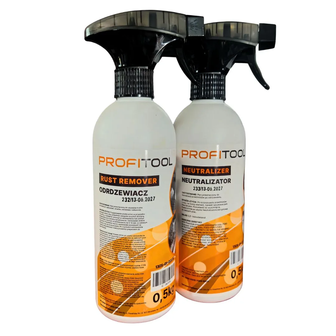 Odrdzewiacz + Neutralizator Rdzy Zestaw Profitool | zdjęcie 4 z 4 | 48572 | Motofarma.pl