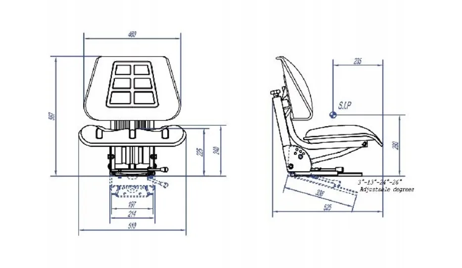 Siedzenie do Ursus C330, C360
