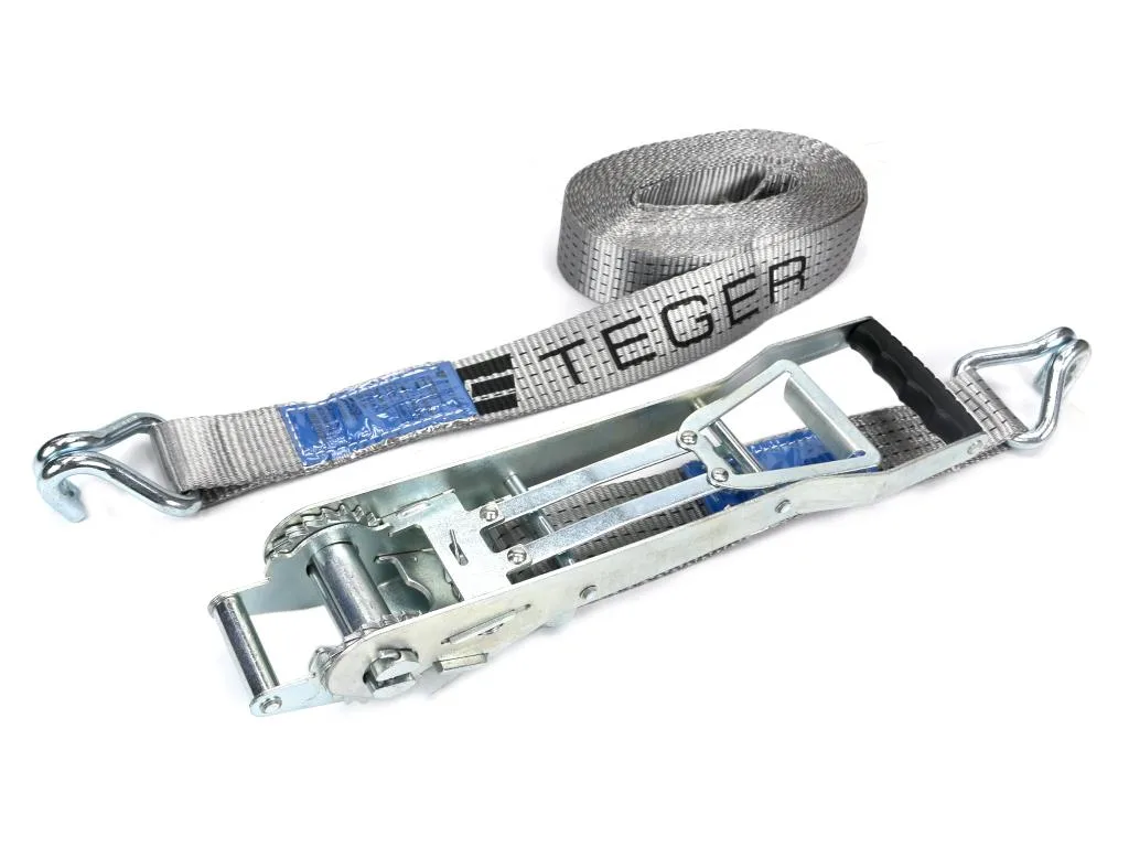 Pas transportowy 5T 10 m komplet z napinaczem ERGO 370 mm wzmocniony, atest TEGER | zdjęcie 1 z 2 | T-NAP-03510D | Motofarma.pl