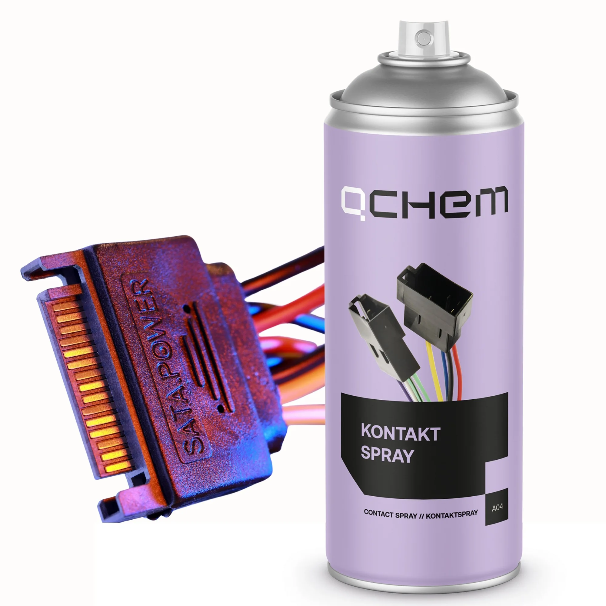 Kontakt Spray QCHEM 400ml – Preparat do styków elektrycznych i elektroniki | zdjęcie 3 z 3 | 47742 | Motofarma.pl