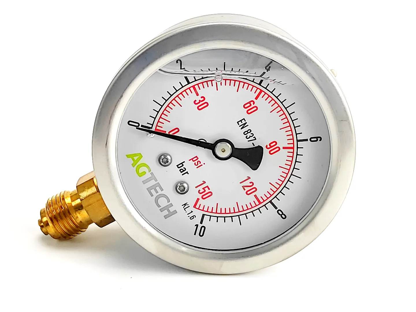 Manometr glicerynowy 0-10 bar - Granit | zdjęcie 1 z 5 | 2279 | Motofarma.pl