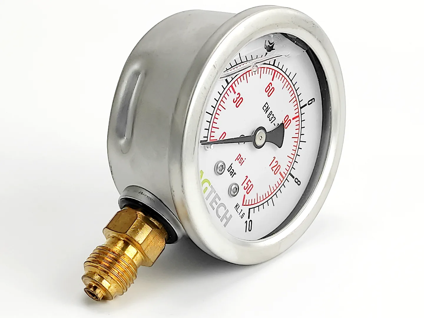 Manometr glicerynowy 0-10 bar - Granit | zdjęcie 5 z 5 | 2279 | Motofarma.pl