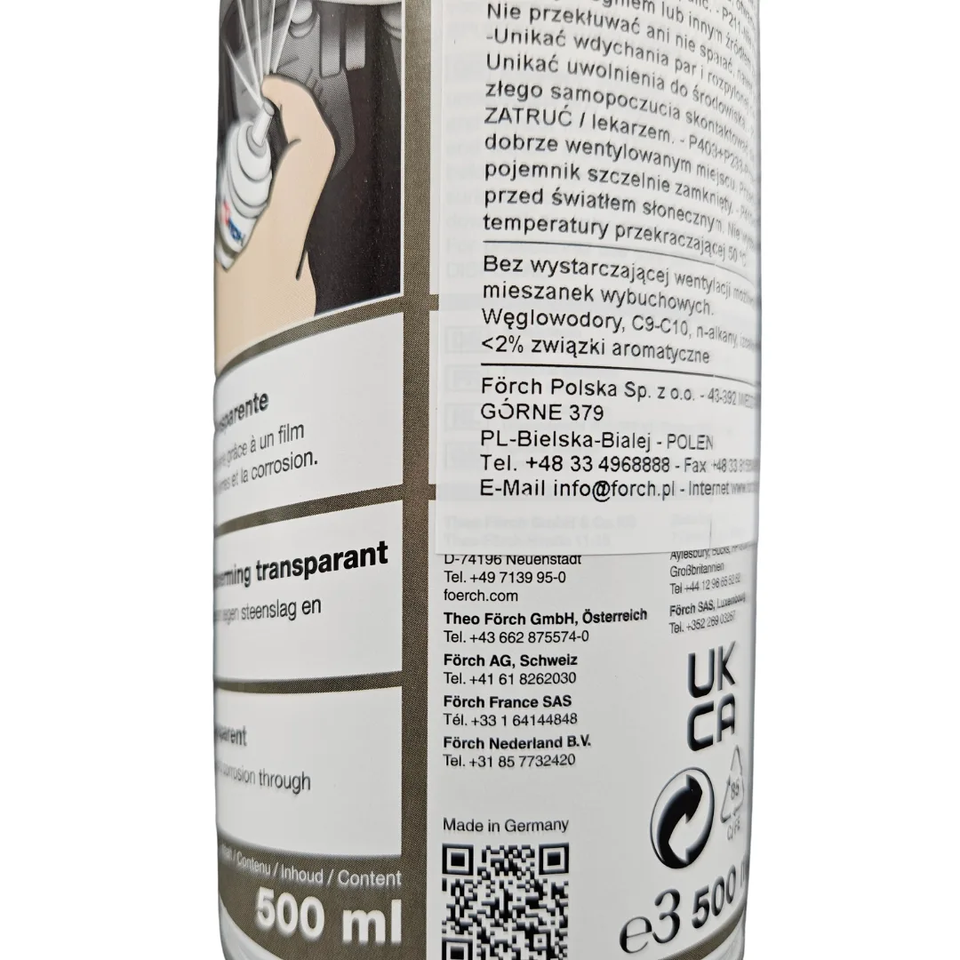 Wosk do podwozia Forch L259 SPRAY 500ml | zdjęcie 3 z 3 | 46497 | Motofarma.pl