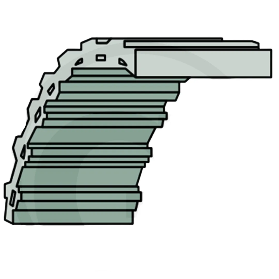 Pasek zębaty PIX TORO WISCONSIN VIKING 1760mm 220 zębów do traktorków i kosiarek