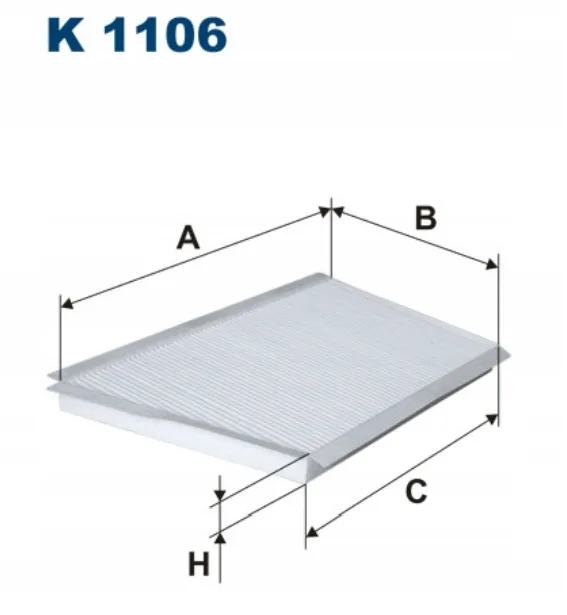 Filtr kabinowy FILTRON K1106 MERCEDES CLS C KLASA