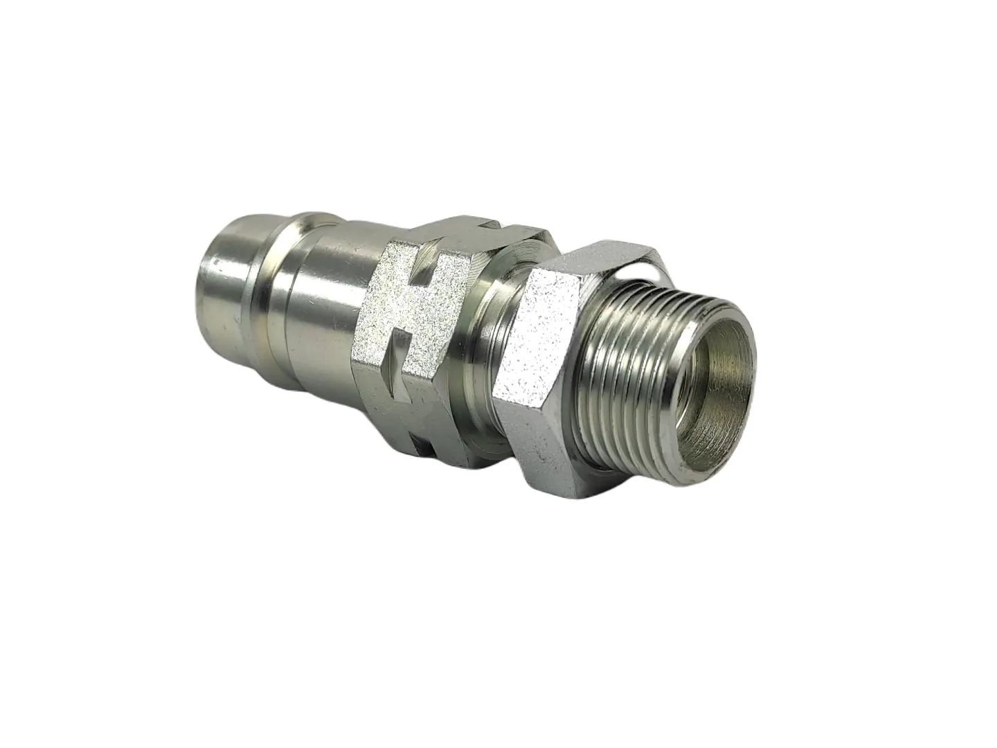 Szybkozłącze hydrauliki grzybkowe grodziowe wtyczka M22 długi