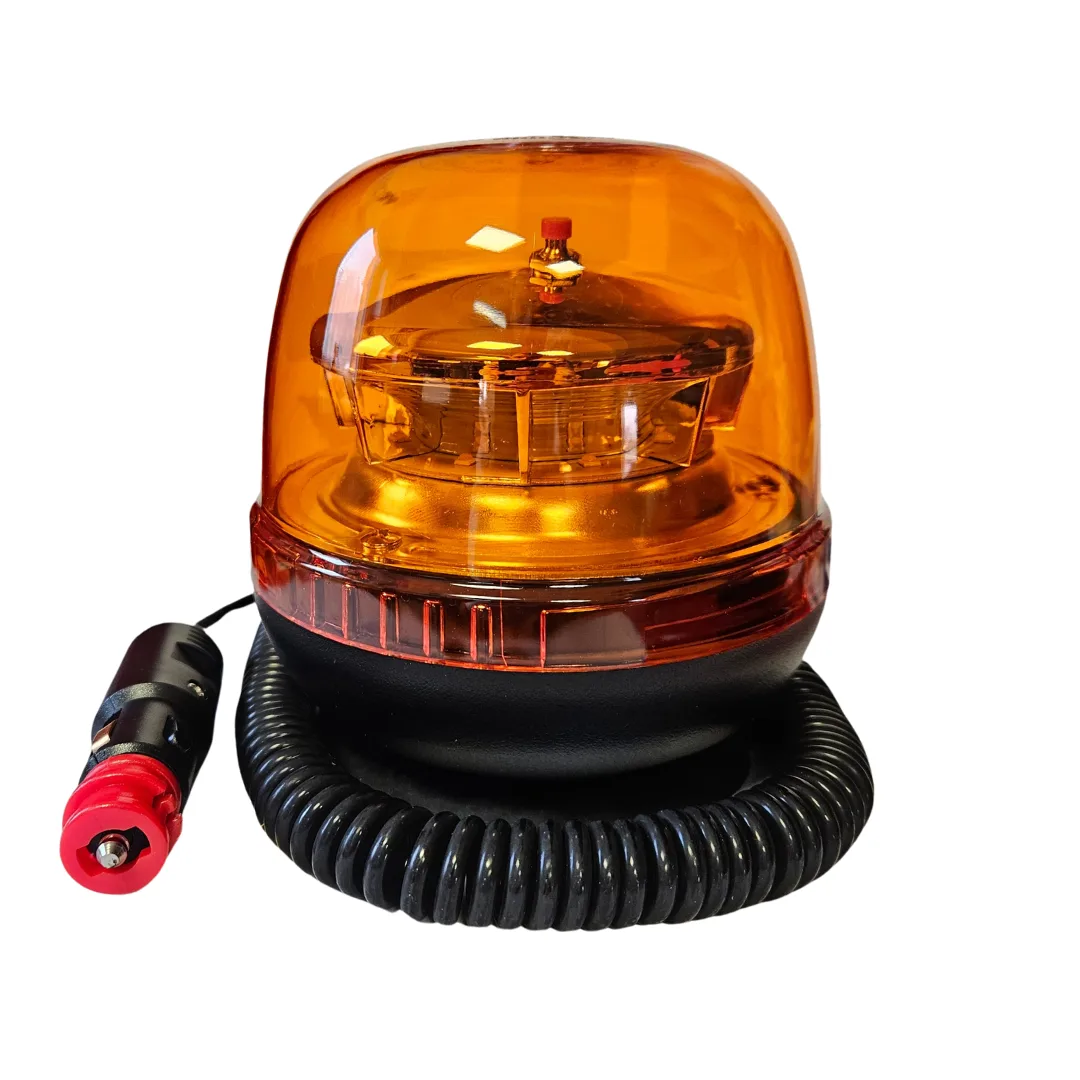 Lampa ostrzegawcza kogut led na magnes 12/24V