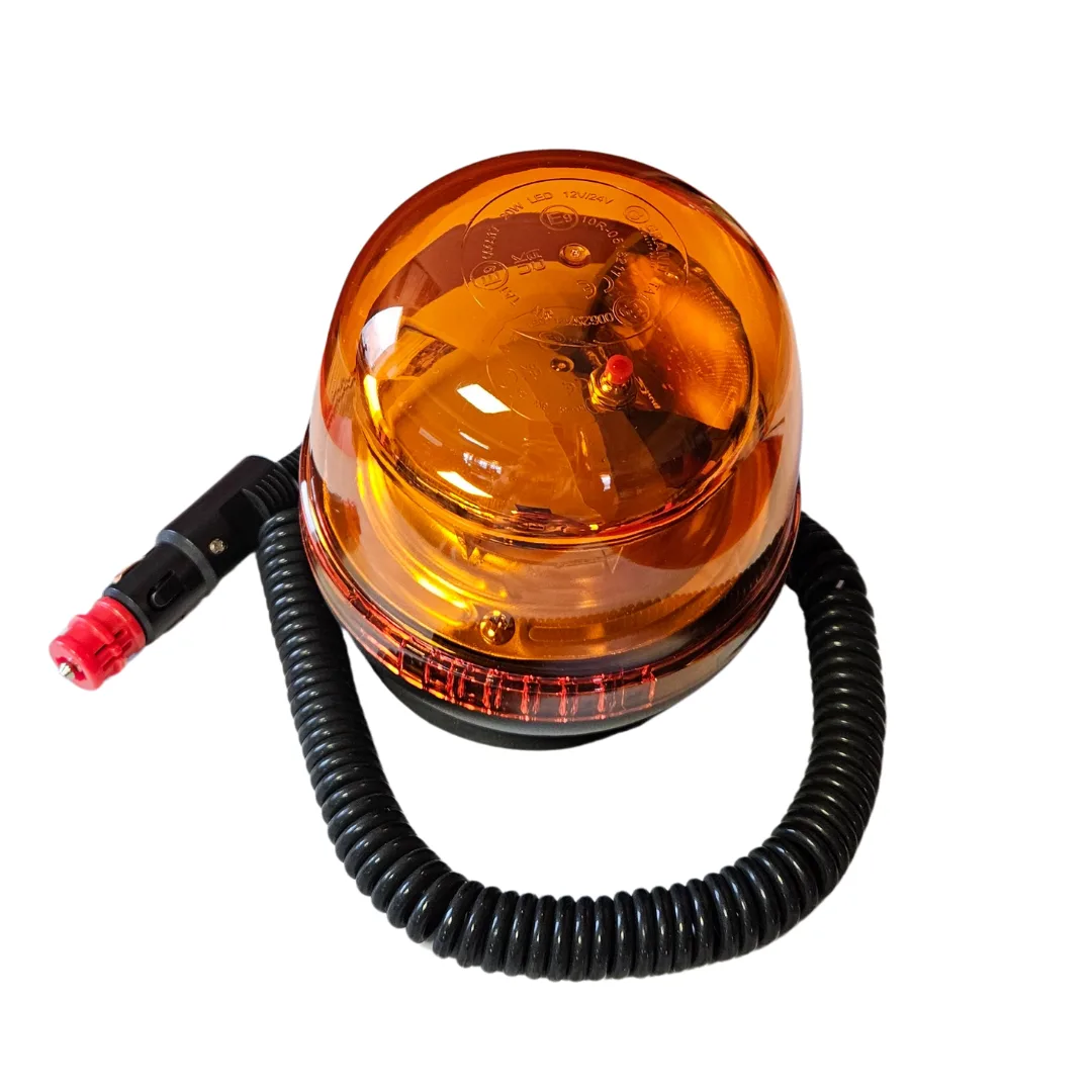 Lampa ostrzegawcza kogut led na magnes 12/24V - Granit | zdjęcie 1 z 4 | 46678 | Motofarma.pl