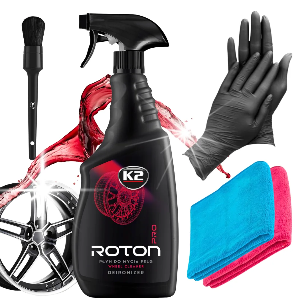 ZESTAW DO CZYSZCZENIA FELG K2 ROTON PRO 750 ML