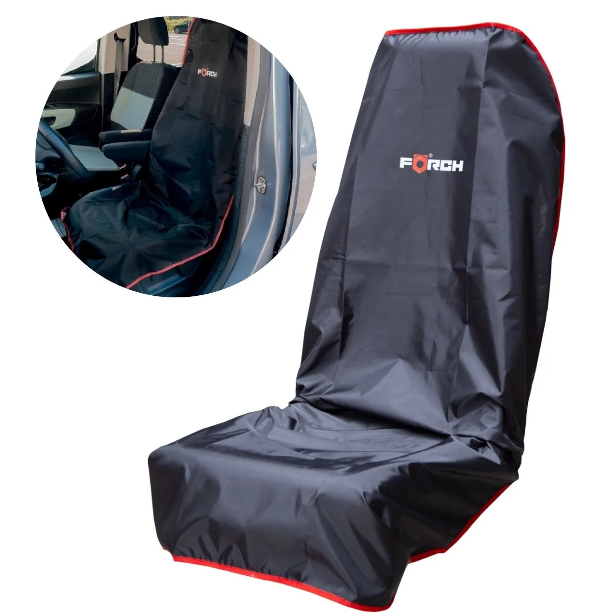 FORCH POKROWIEC NA SIEDZENIE - NYLON CZARNY | zdjęcie 1 z 4 | 48671 | Motofarma.pl