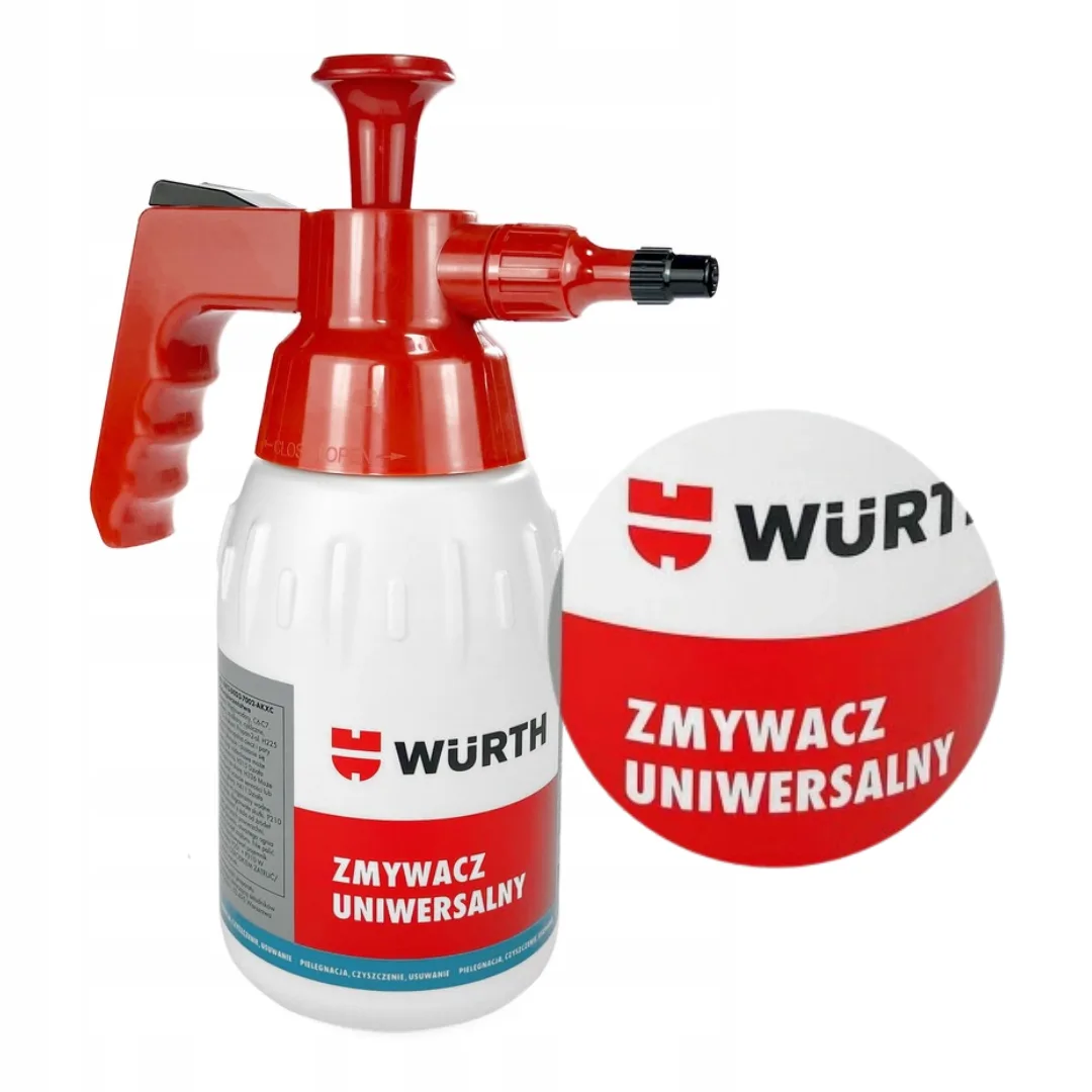 Zmywacz Uniwersalny + Rozpylacz Ciśnieniowy Z Pompką 1L + Rękawice Ochronne L - Würth | zdjęcie 3 z 5 | 47021_47027_45935 | Motofarma.pl