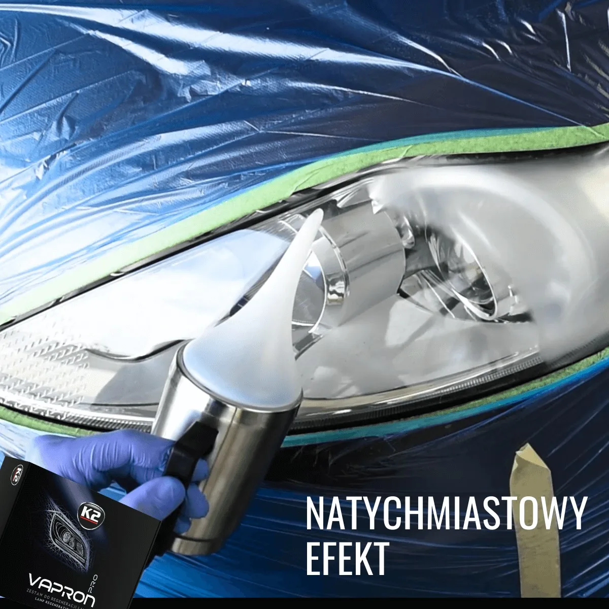 K2 VAPRON REFILL 600ml ZESTAW MIKROFIBRA + RĘKAWICZKI | zdjęcie 5 z 6 | WC-3684 | Motofarma.pl