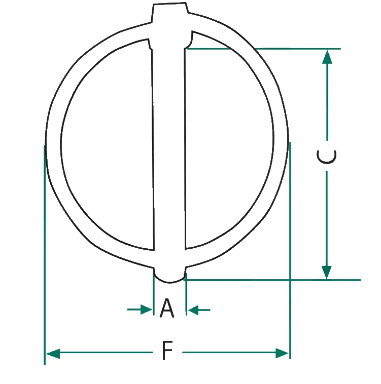 Zawleczka zatrzaskowa 4,5 mm    
