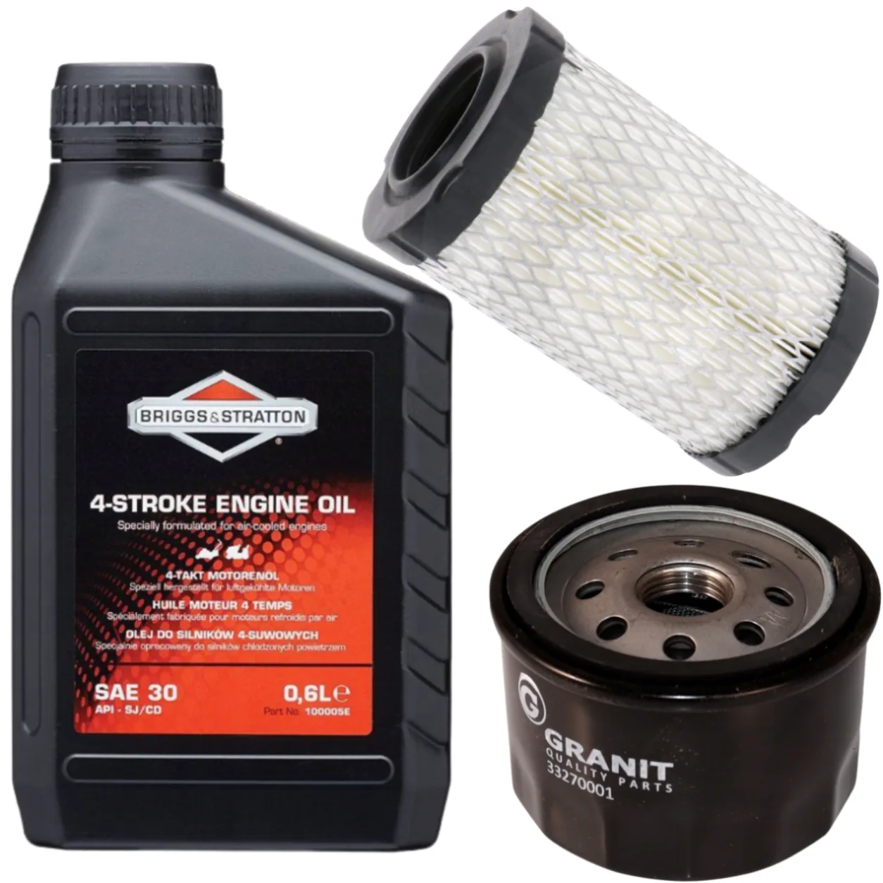Filtr powietrza Briggs Stratton 796031 filtr oleju 492932S olej zestaw
