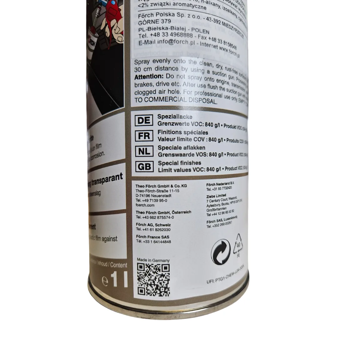 Forch L238 Szybkoschnący Lakier Podkładowy Jasno Szary  400ml