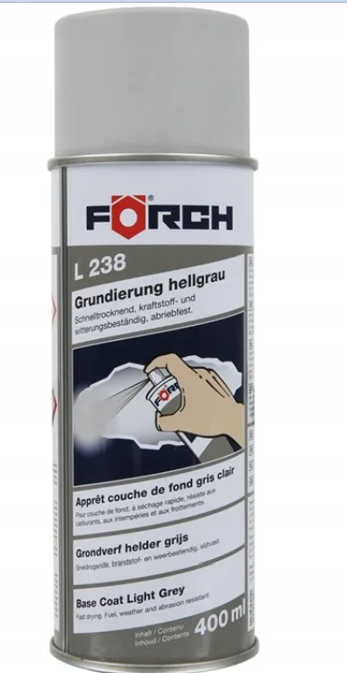 Forch L238 Szybkoschnący Lakier Podkładowy Jasno Szary  400ml | zdjęcie 1 z 2 | 2492 | Motofarma.pl