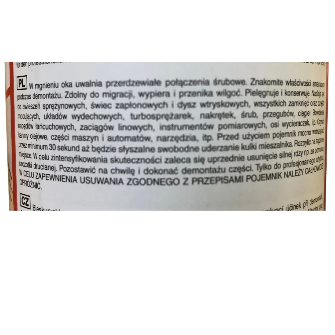 Forch S446 Odrdzewiacz Grafitowy 400ml