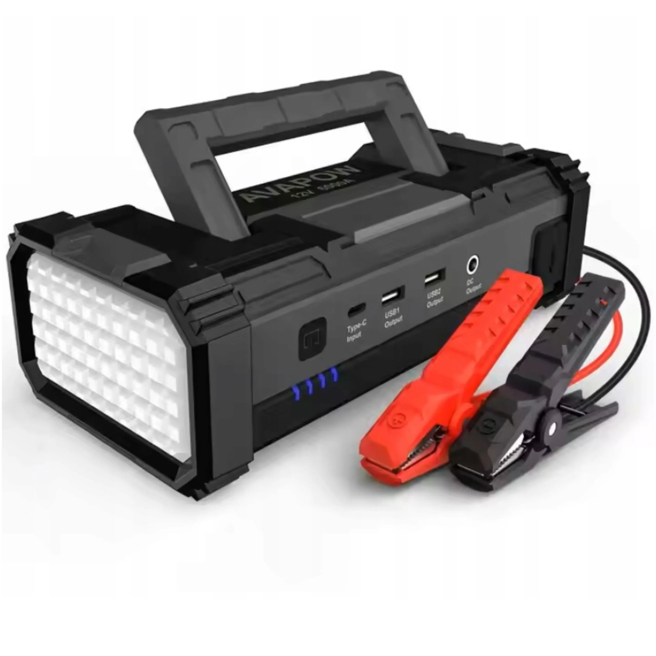 JUMP STARTER URZĄDZENIE ROZRUCHOWE BOOSTER POWERBANK MOCNY 6000A 24000 mAh