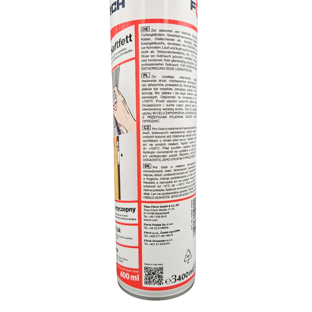 Biały Smar Przyczepny Forch S403 400ml | zdjęcie 3 z 3 | 26712 | Motofarma.pl