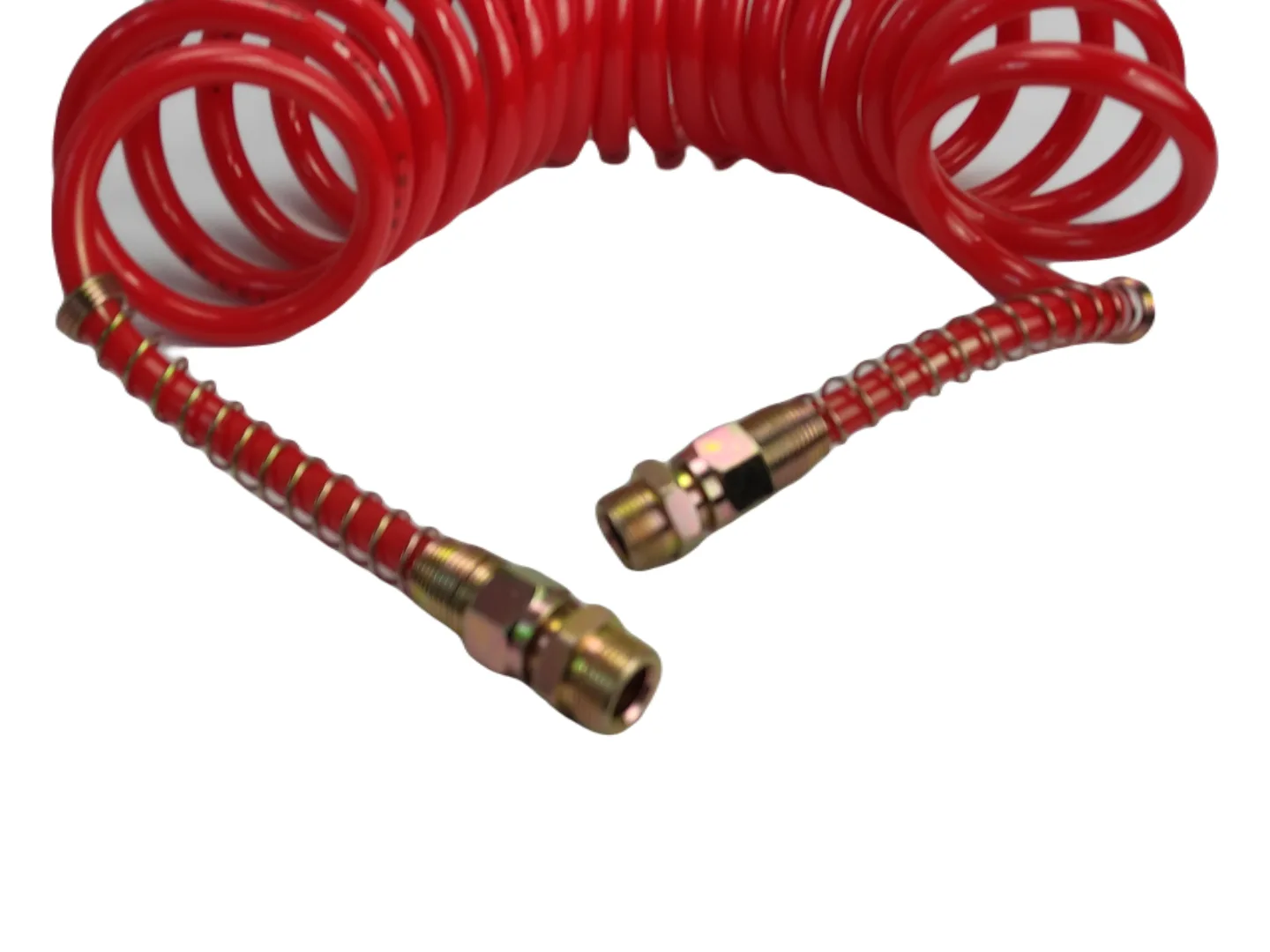 Przewód pneumatyczny  4,5m  spiralny  M22  czerowny