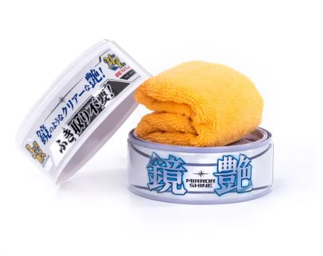 SOFT99 Mirror Shine Wax Light 200g + Rain Drop+ mikrofibra A01620 | zdjęcie 3 z 8 | 47371_A01620_47396 | Motofarma.pl