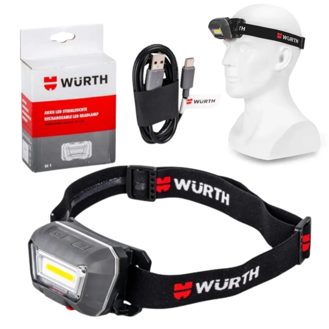 Lampa czołowa czołówka LED z czujnikiem ruchu Wurth 280LM 5V 3W - Würth | zdjęcie 1 z 3 | 47029 | Motofarma.pl