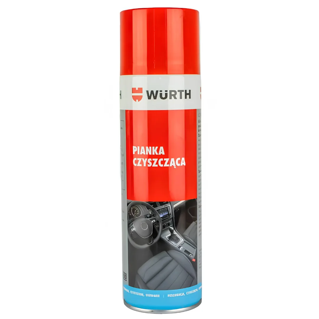 PIANKA CZYSZCZĄCA WURTH 500ML DO TAPICERKI WNĘTRZA SAMOCHODU AKTYWNA PIANA