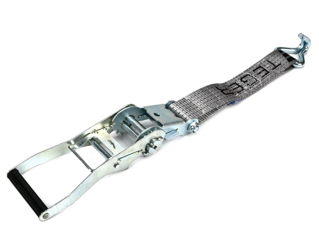 Pas transportowy z napinaczem TEGER 5 t, 6 m (pas 5,5 m + 0,5 m napinacz), polimerowa okładzina, szer. 230 mm - Zdjęcie 2