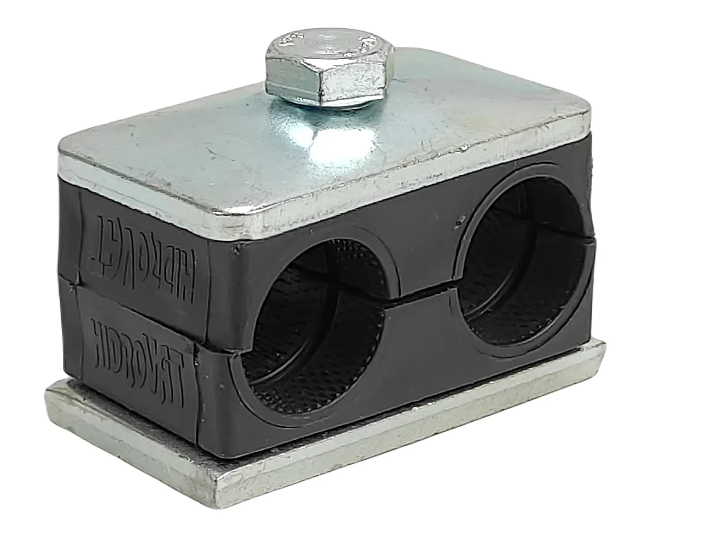 Obejma przewodu hydraulicznego podwójna fi-18 - Granit | zdjęcie 1 z 5 | 2923 | Motofarma.pl