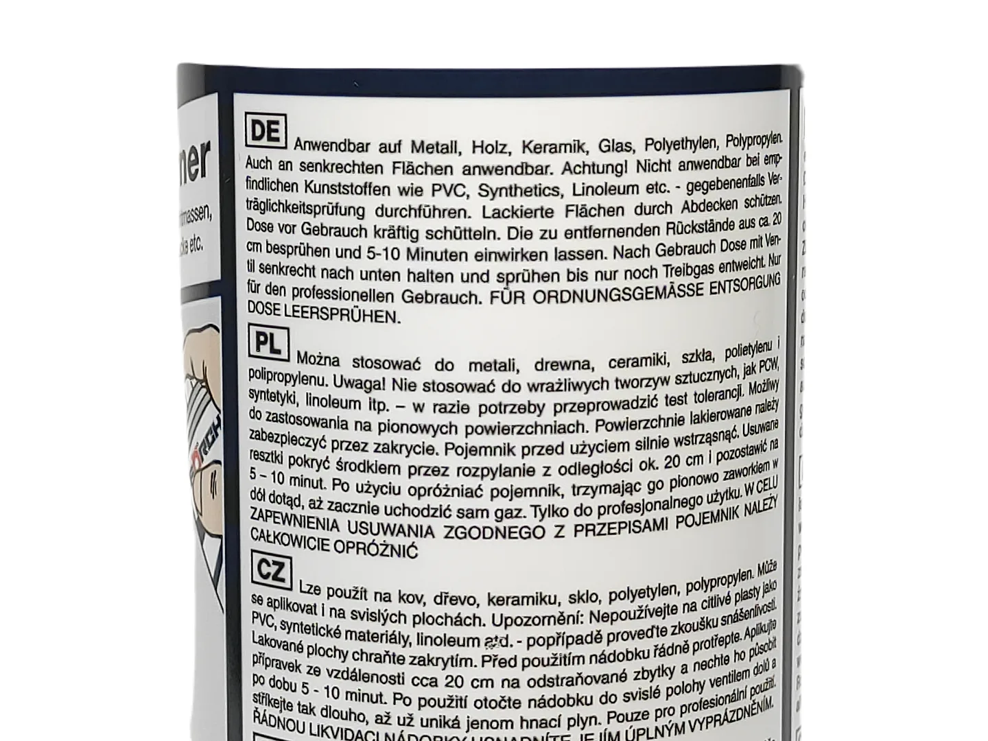 Zmywacz do uszczelek kleju żywicy Forch R580