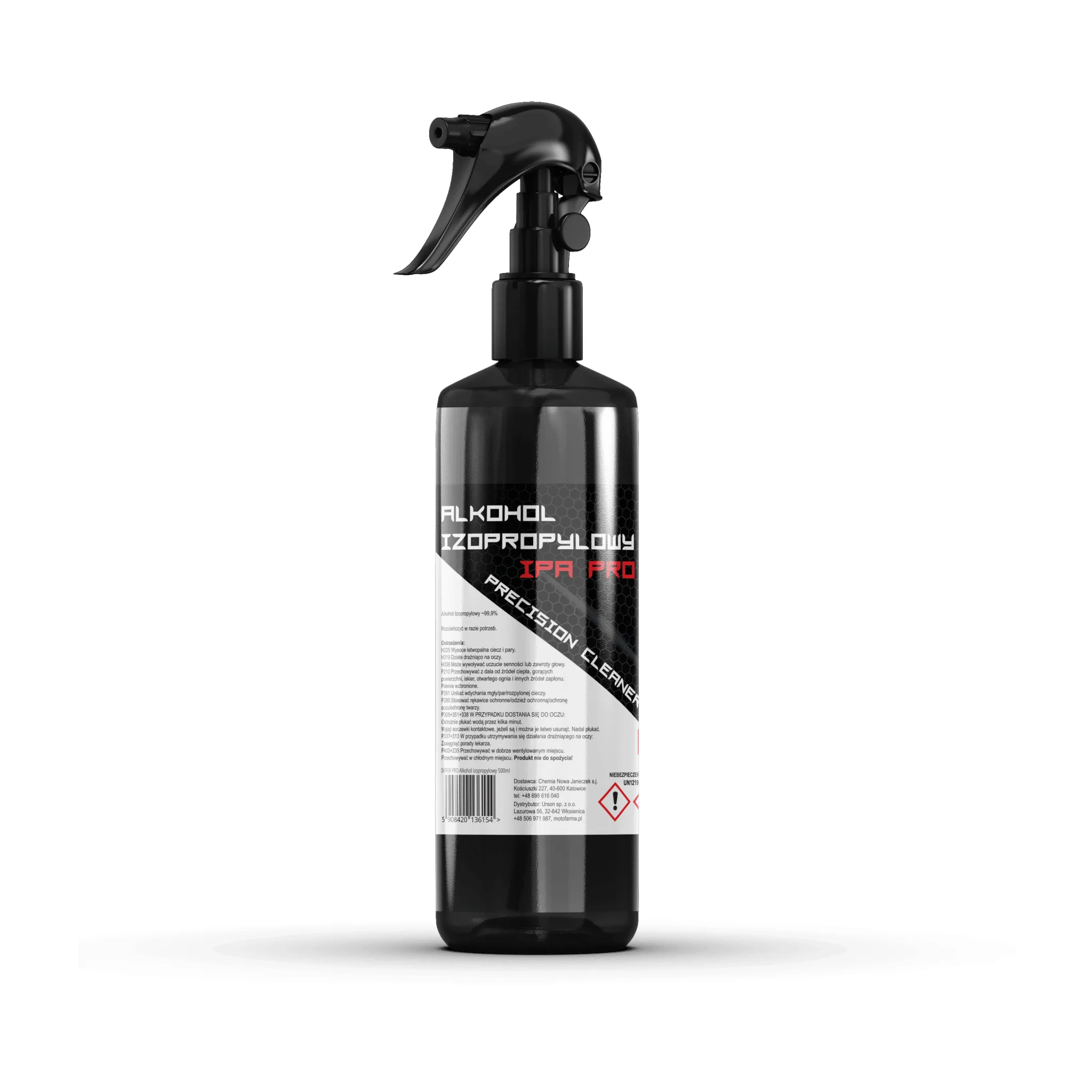 ALKOHOL IZOPROPYLOWY / IZOPROPANOL IPA CLEANER ~99,9% DIFFER PRO 500ml | zdjęcie 3 z 3 | 47116D | Motofarma.pl