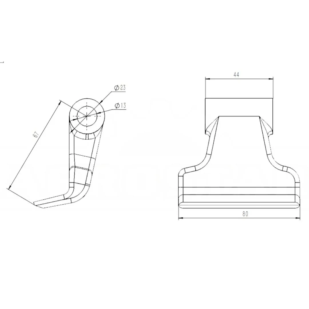 Młotek do kosiarki bijakowej 400g – bijak kosiarki mulczującej