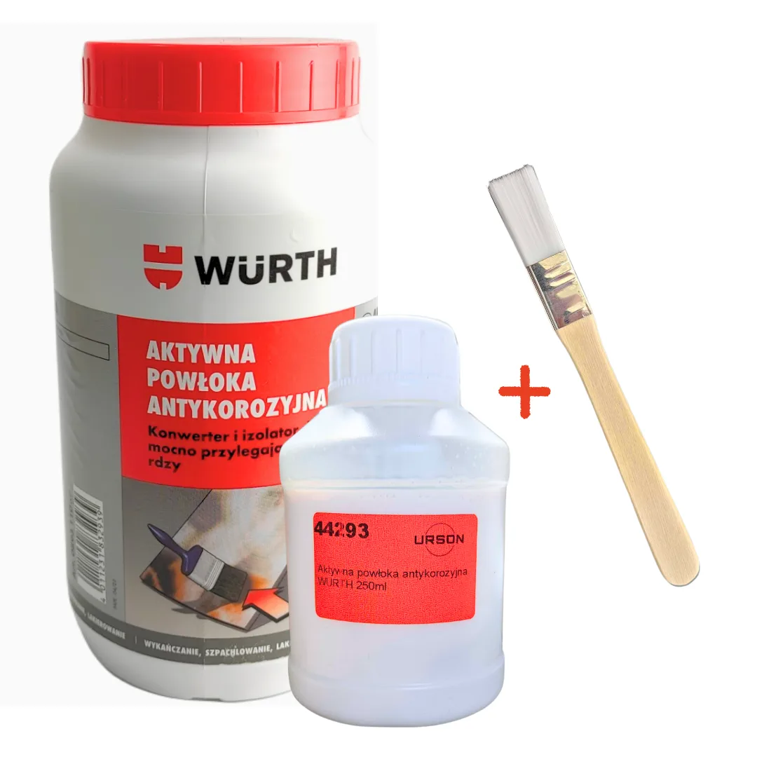 Aktywna powłoka antykorozyjna WURTH 250ml - Würth | zdjęcie 4 z 4 | 44293 | Motofarma.pl