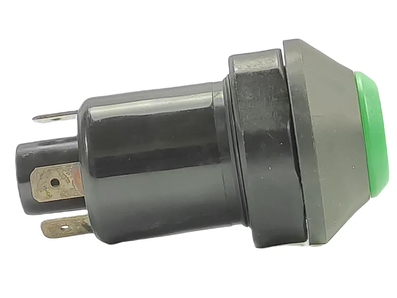 Włącznik sterowniczy zielony okrągły szybki bieg