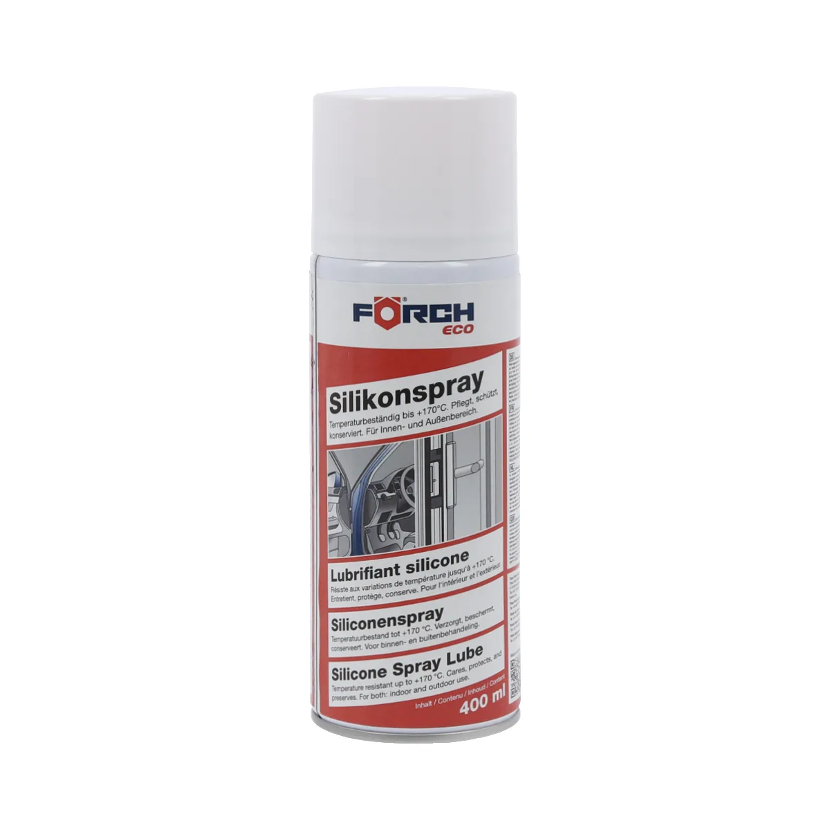 SILIKON SPRAY ECO 400 ML - Forch | zdjęcie 6 z 6 | 47795 | Motofarma.pl