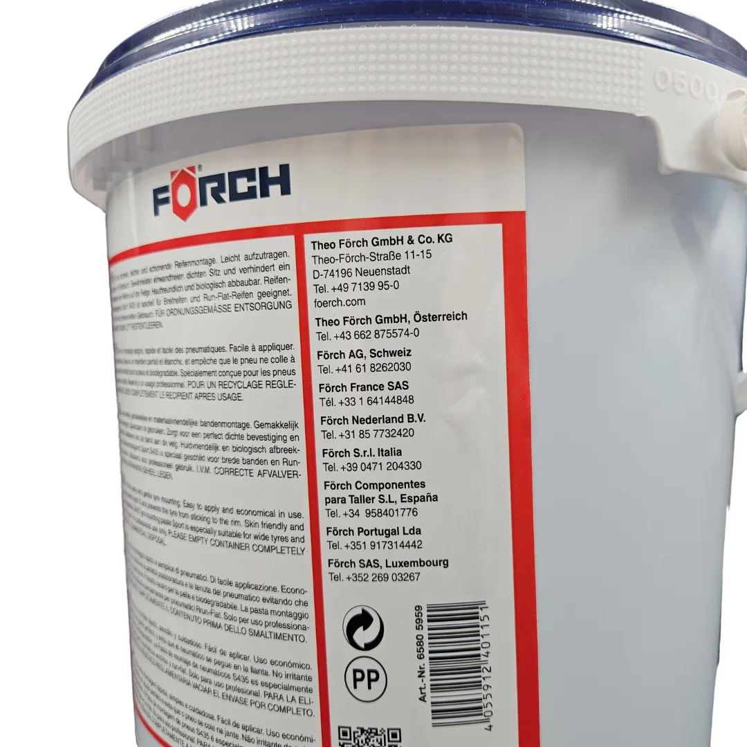 Pasta do montażu opon Forch S432 czarna 5kg