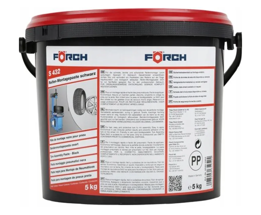 Pasta do montażu opon Forch S432 czarna 5kg | zdjęcie 1 z 2 | 46628 | Motofarma.pl