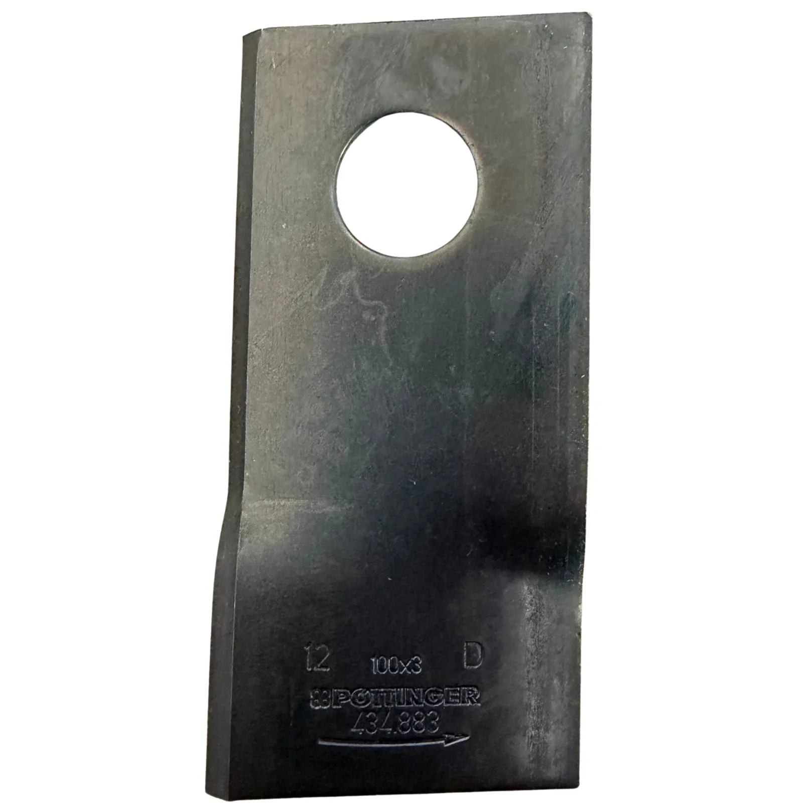 Nożyk kosiarki lewy 100x48x3mm POTTINGER 434.883 ostrze EUROCAT kosy